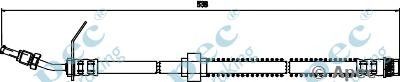 APEC BRAKING hos3673 -  Тормозной шланг